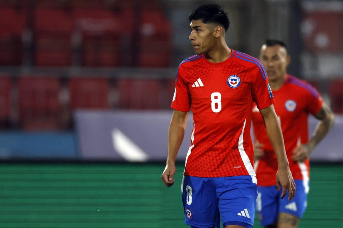 Darío Osorio con la Selección Chilena