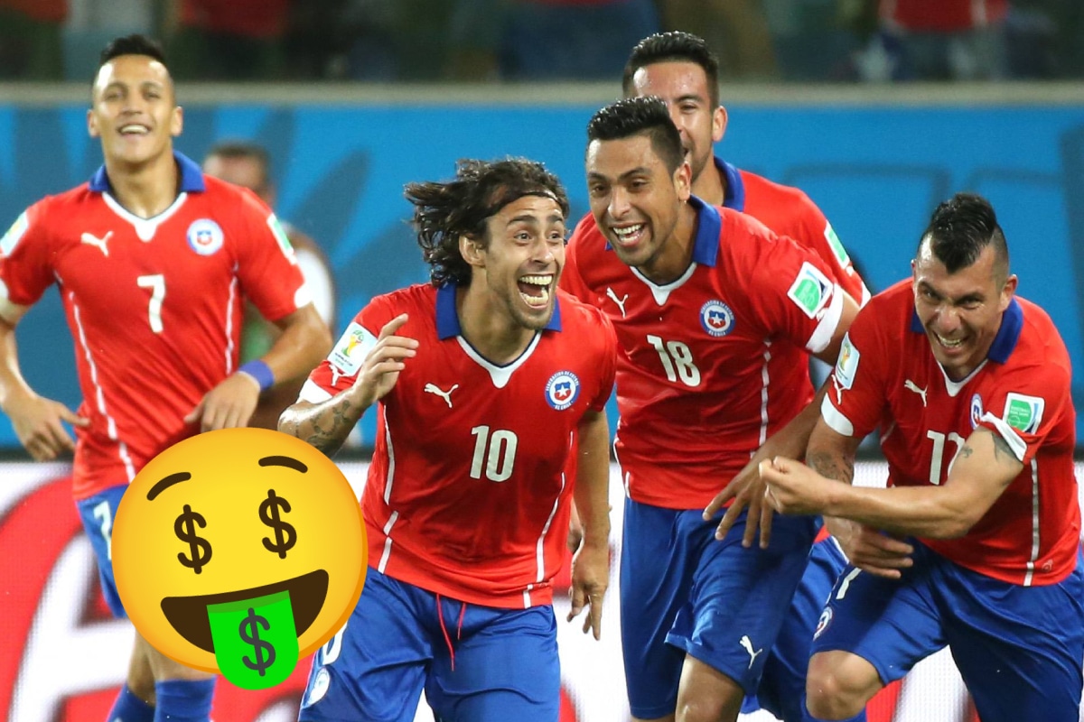 Los jugadores del fútbol chileno mejor pagos de la historia