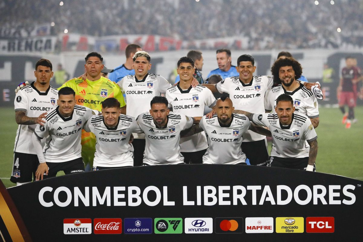 Colo Colo jugando la Copa Libertadores