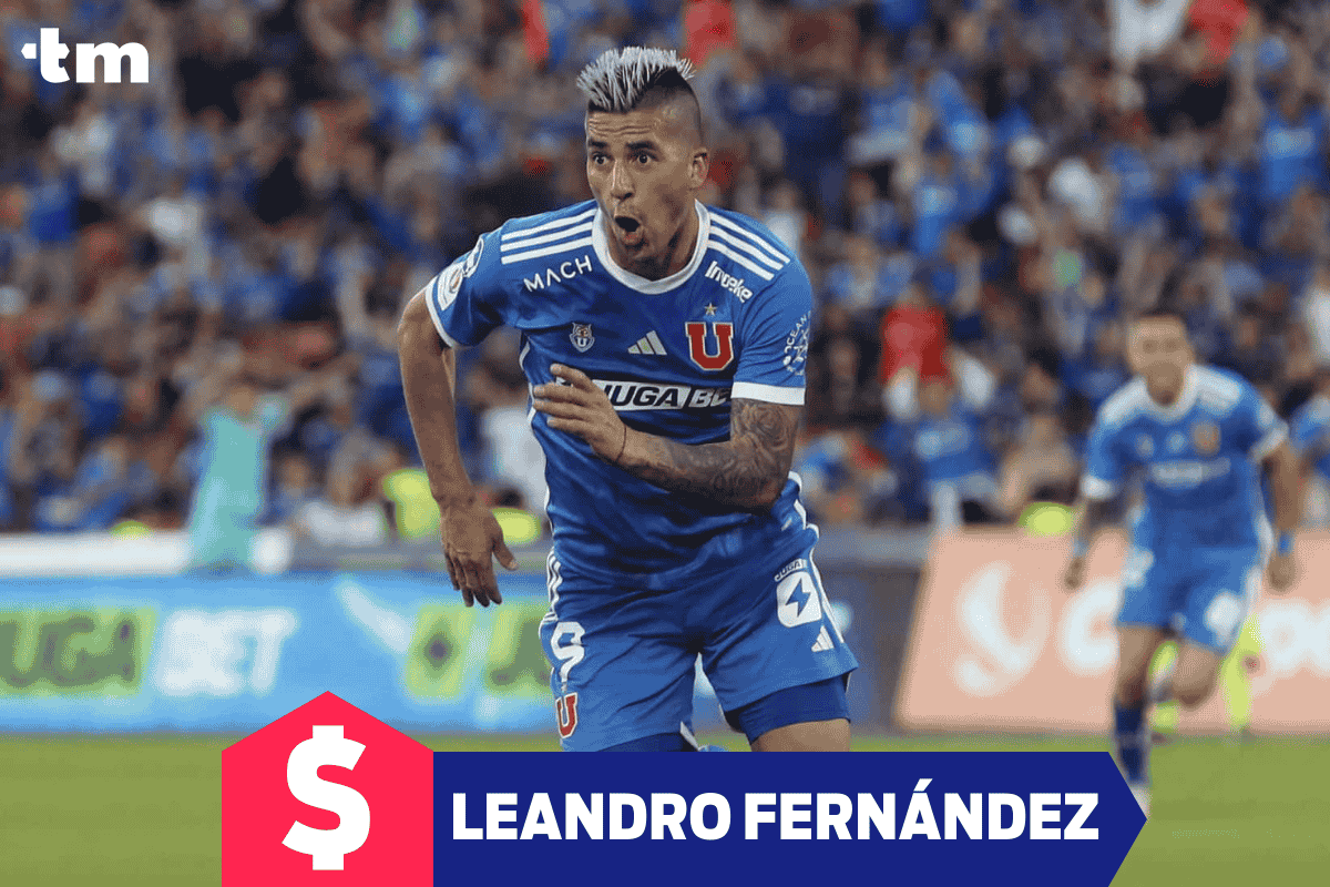 ¿Cuánto gana Leandro Fernández en U de Chile?