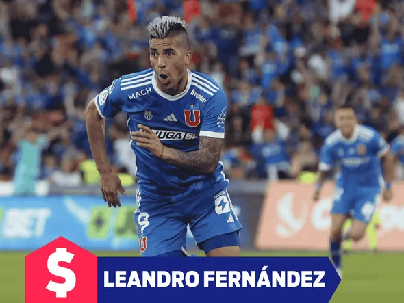 ¿Cuánto gana Leandro Fernández en U de Chile?