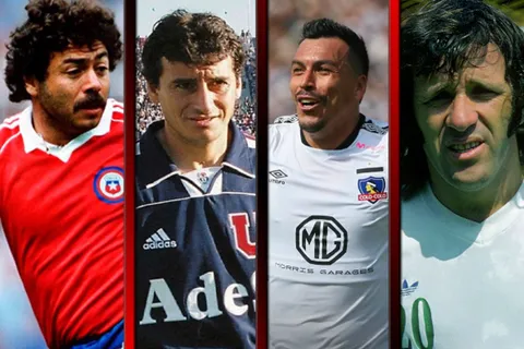 Los 10 máximos goleadores del Campeonato Nacional del fútbol chileno