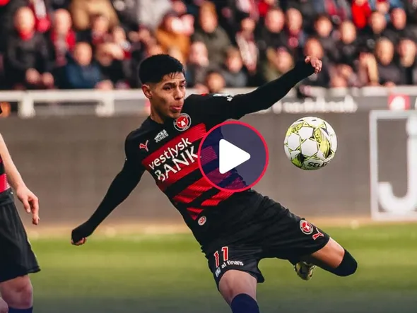 Video: El GOLAZO de Darío Osorio en el empate de FC Midtjylland ante Copenhague FC