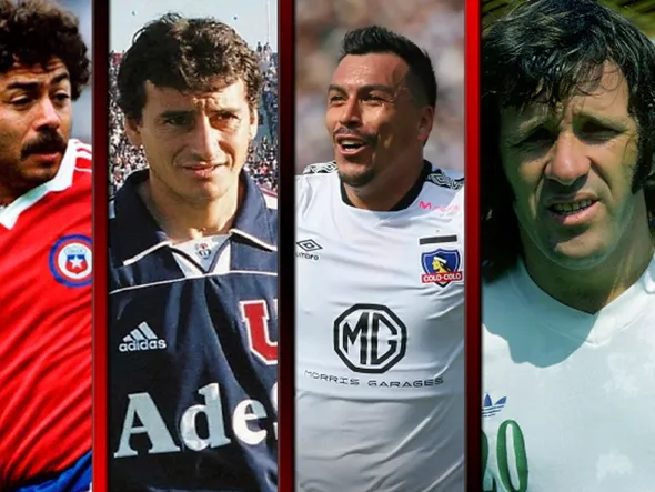 Los 10 máximos goleadores del Campeonato Nacional del fútbol chileno