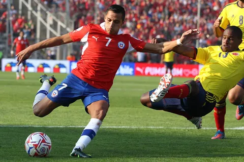 El historial de Chile vs Colombia