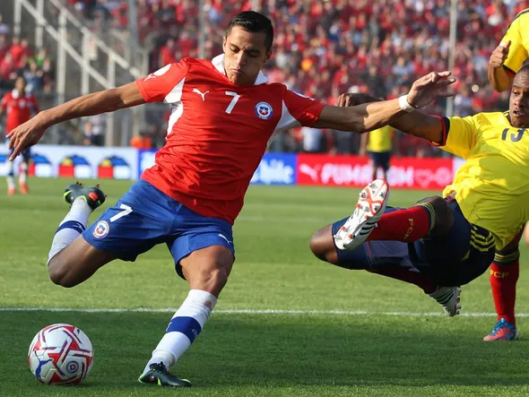 El historial de Chile vs Colombia