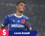 ¿Cuánto gana Lucas Assadi en U de Chile?