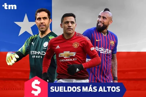 Los jugadores del fútbol chileno mejor pagos de la historia