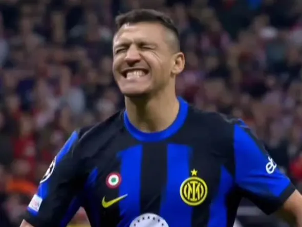 No lo pudo ayudar: el penal de Alexis Sánchez que abrió la maldición de Inter