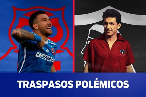Los 3 fichajes más polémicos entre Colo Colo y U. de Chile