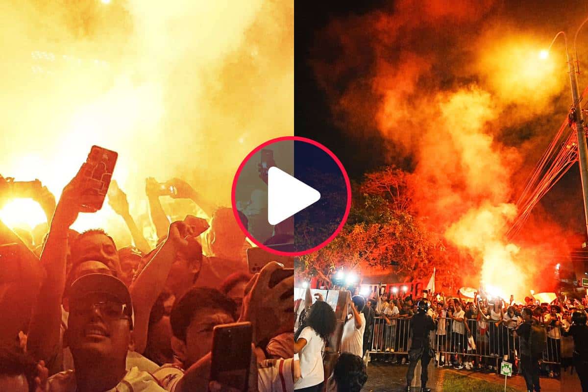 VIDEO: el impactante recibimiento de los hinchas a la Selección Peruana en la concentración