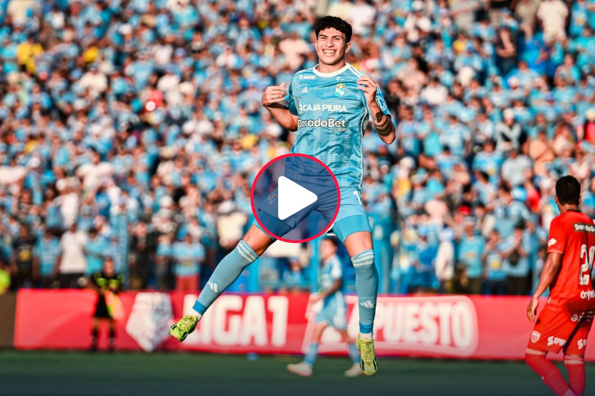¡De taco! Golazo de Diego Otoya para el 4-0 de Sporting Cristal