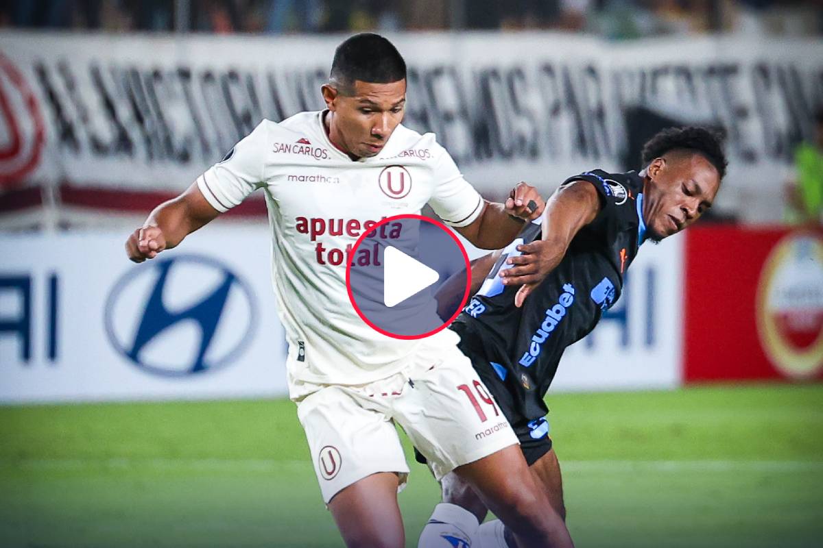 Insólito: le anulan gol a Universitario y Liga de Quito abrió el marcador de contragolpe