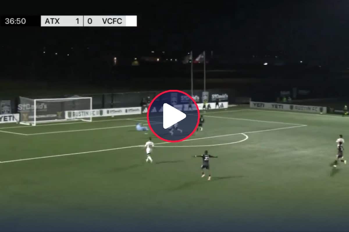 Sebastien Pineau anotó un doblete en derrota del filial de Austin FC