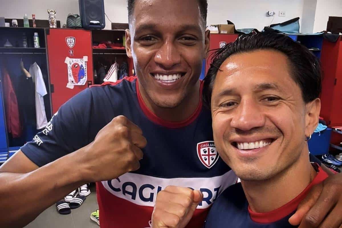 Yerri Mina comparte foto con Gianluca Lapadula y pone fin a las especulaciones de pelea