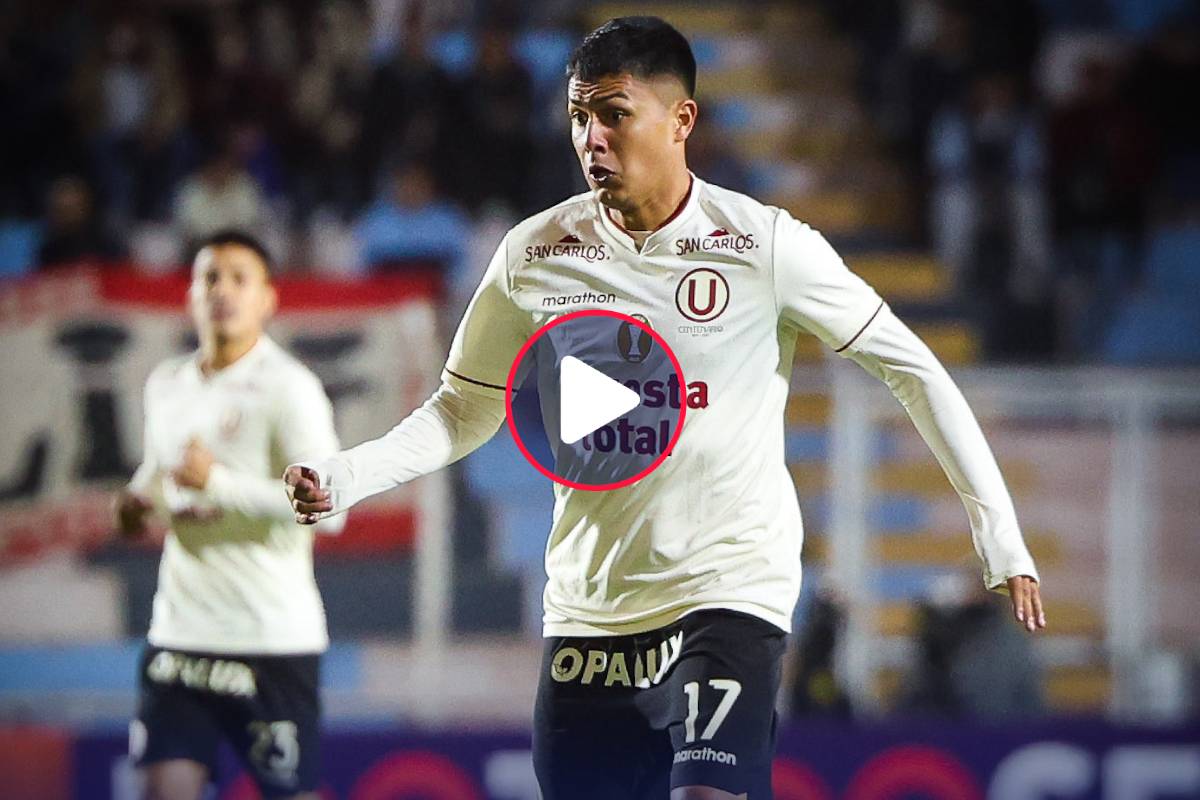 ¡Ufff! Jairo Concha y el palo que niega el 1-0 de Universitario vs. Cienciano