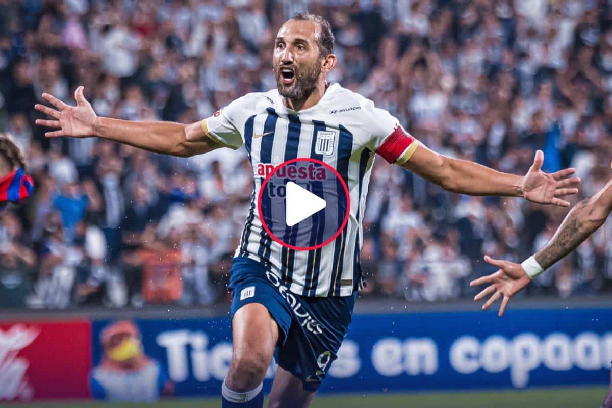 ¡Apareció el ‘9’! Hernán Barcos pone el empate para Alianza Lima ante Cerro Porteño