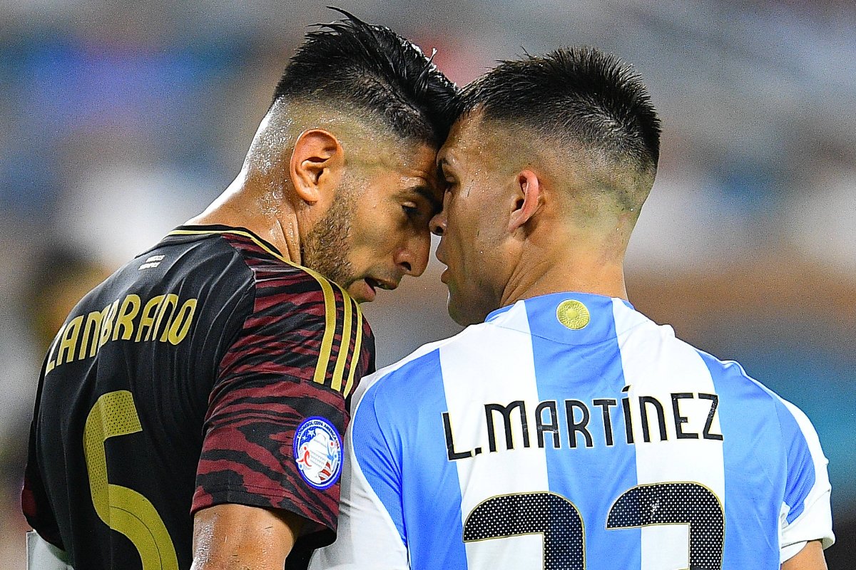Copa América: ¿qué le dijo Carlos Zambrano a Lautaro Martínez en el Perú – Argentina?