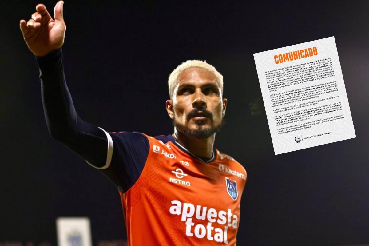 Fichajes: ¿Qué dice el comunicado de César Vallejo sobre Paolo Guerrero?