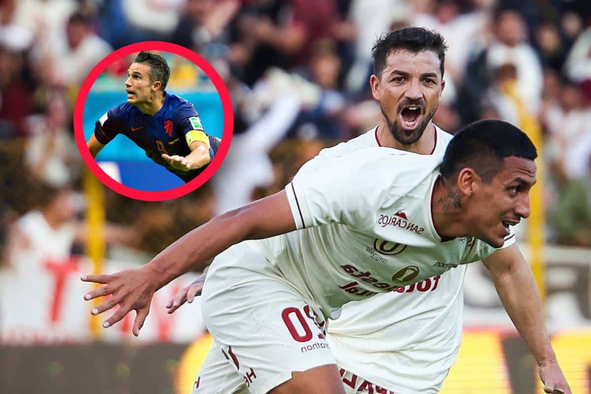 Liga 1: el parecido entre el gol de Alex Valera y Robin Van Persie