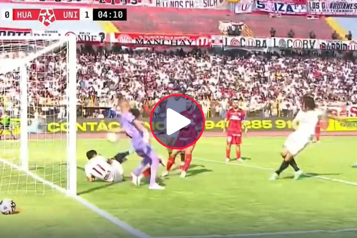 Liga 1: ¿fue offside el gol de Riveros en Universitario vs Sport Huancayo?