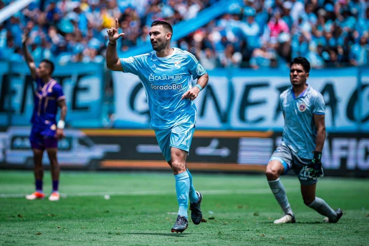 Martín Cauteruccio fue, sin duda, el máximo goleador de Sporting Cristal en 2024.