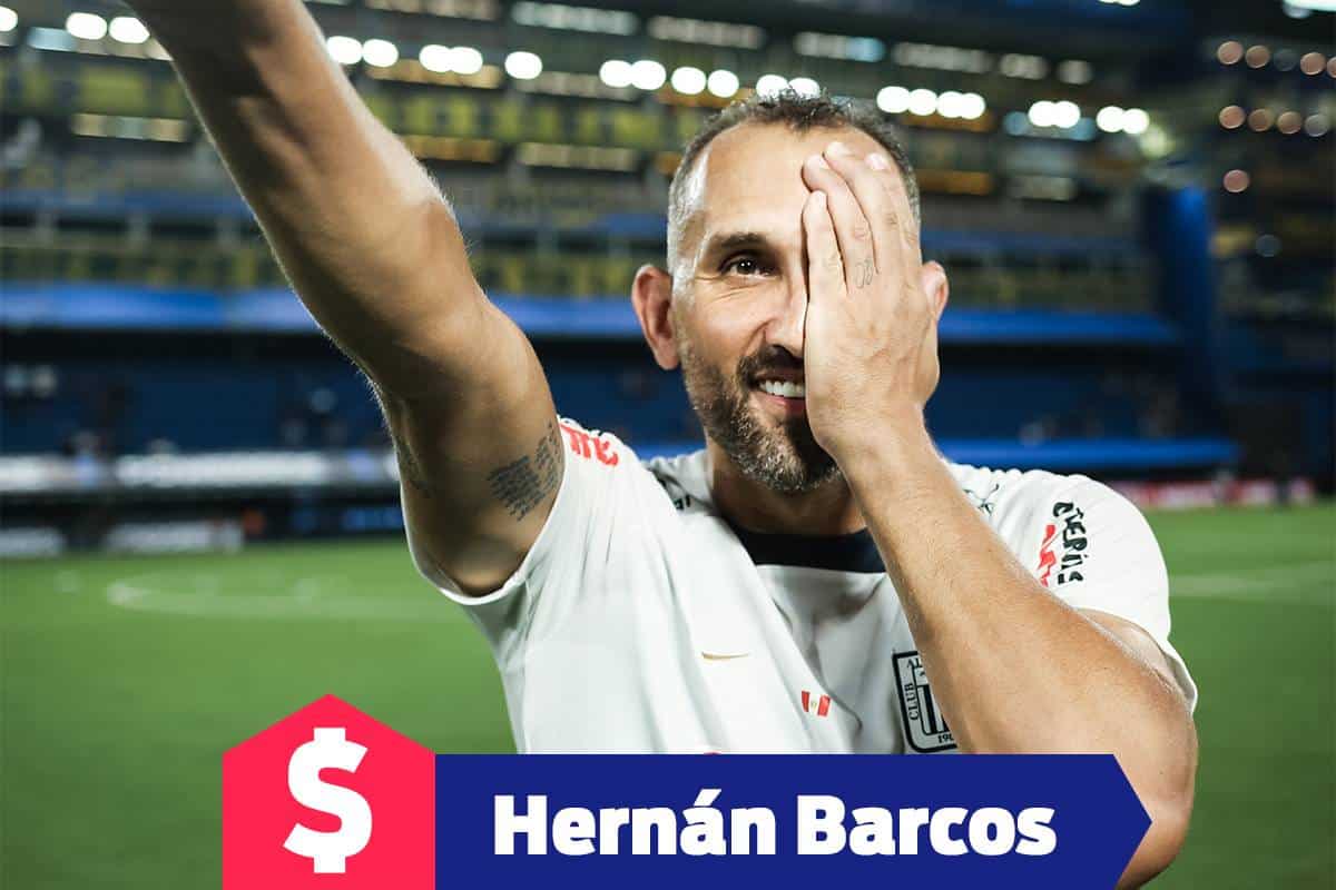 ¿Cuánto gana Hernán Barcos en Alianza Lima?