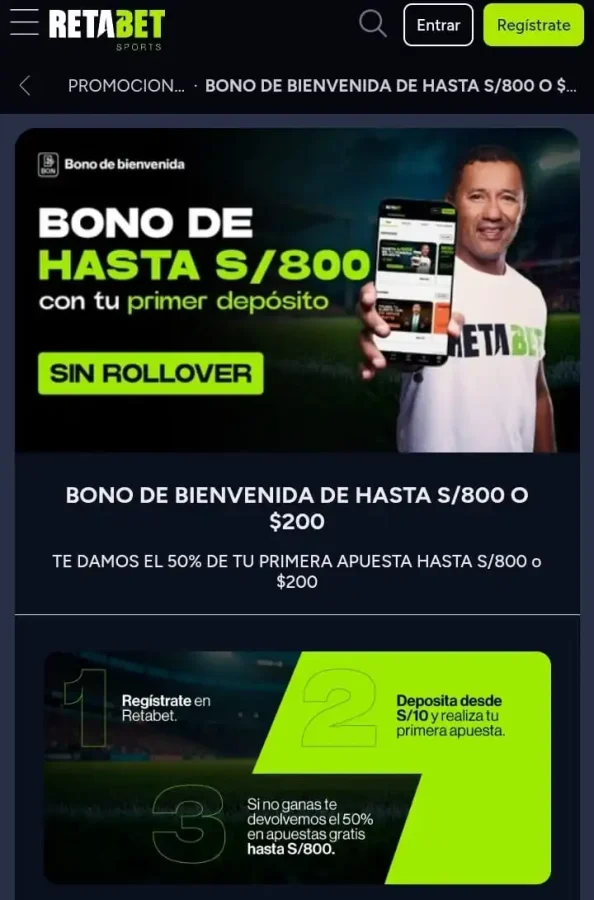 Bonificaciones de Retabet
