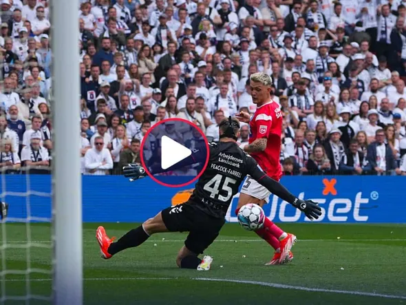 Copa de Dinamarca: Así fue el gol de Oliver Sonne en la conquista de Silkeborg