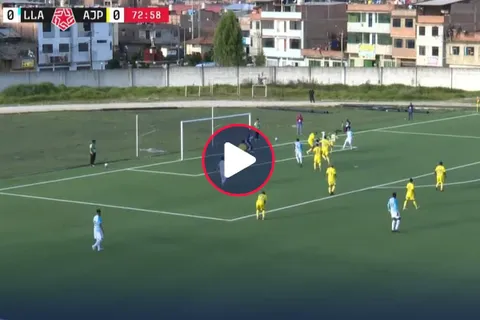 Llacuabamba debutó en Huamachuco ganando con golazo de chalaca de Kevin Sánchez