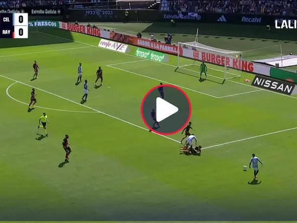 VIDEO: El cabezazo de Renato Tapia que casi le da el triunfo a Celta en su regreso tras la lesión