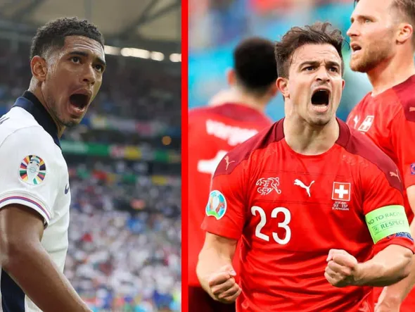 Inglaterra vs Suiza – Eurocopa: a qué hora juegan, dónde ver, posibles alineaciones e historial