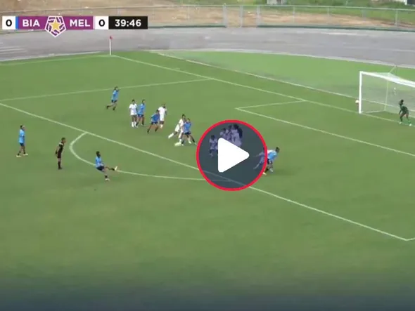 Liga Femenina: el gol de tiro libre de Biavo FC en su empate ante FBC Melgar