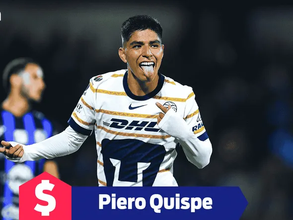 ¿Cuánto gana Piero Quispe en los Pumas de la UNAM?