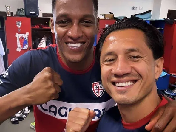 Yerri Mina comparte foto con Gianluca Lapadula y pone fin a las especulaciones de pelea