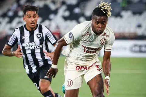 ¡Se acabó el invicto! Universitario cayó 3-1 ante Botafogo por la Copa Libertadores