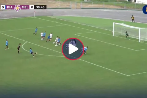 Liga Femenina: el gol de tiro libre de Biavo FC en su empate ante FBC Melgar