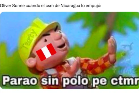 Los mejores memes por el encontronazo de Sonne con un futbolista de Niacaragua