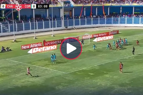 Liga 1: El golazo de tiro libre de Carlos López para la victoria de Los Chankas