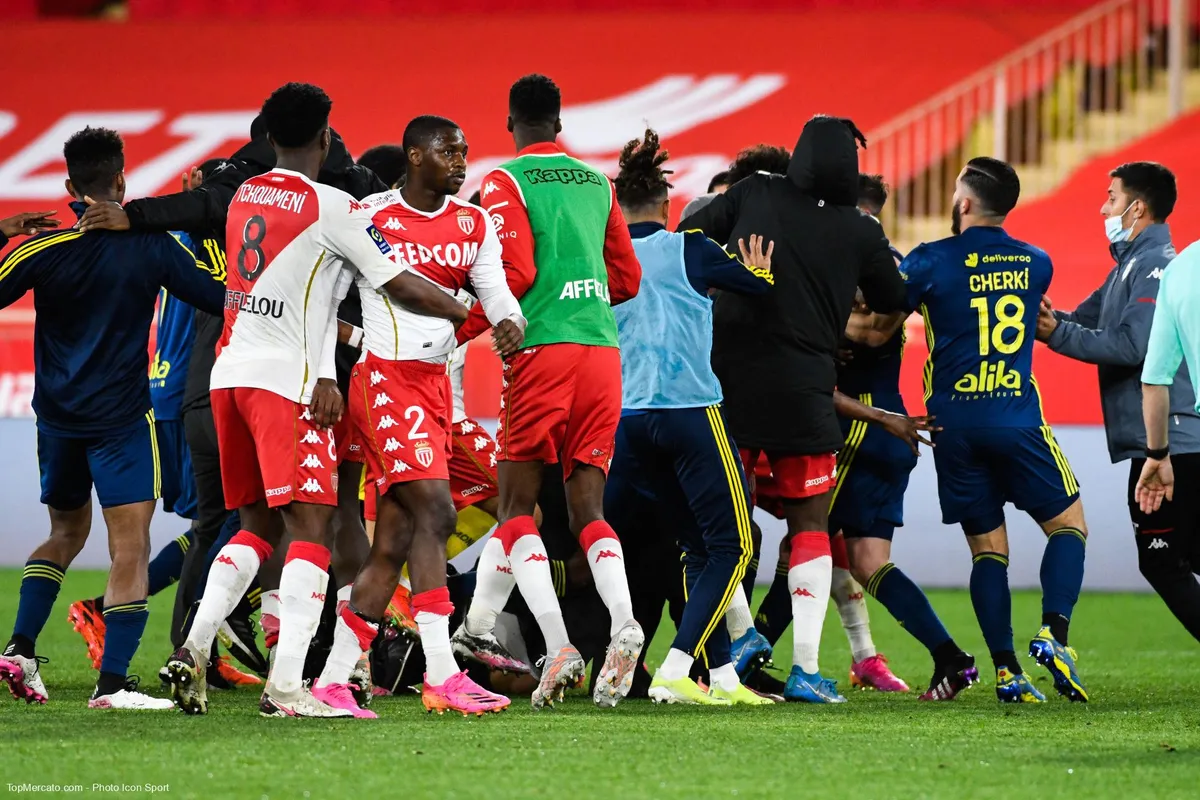 Monaco-OL, altercation