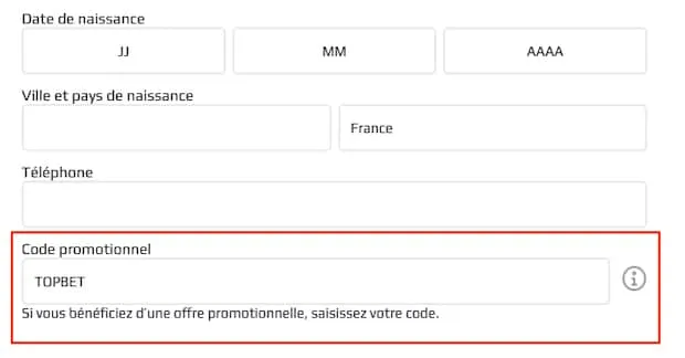 Créez un compte avec le NetBet code promo