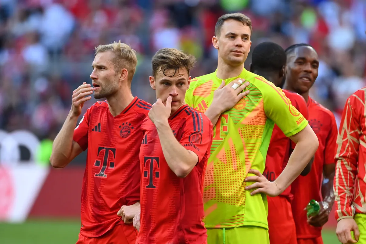Konrad Laimer Joshua Kimmich Manuel Neuer Bayern Munich
