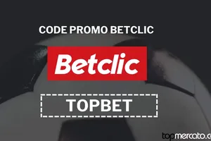 Code promo Betclic en Janvier 2026 : TOPBET (100 € de bonus sur votre 1er pari)