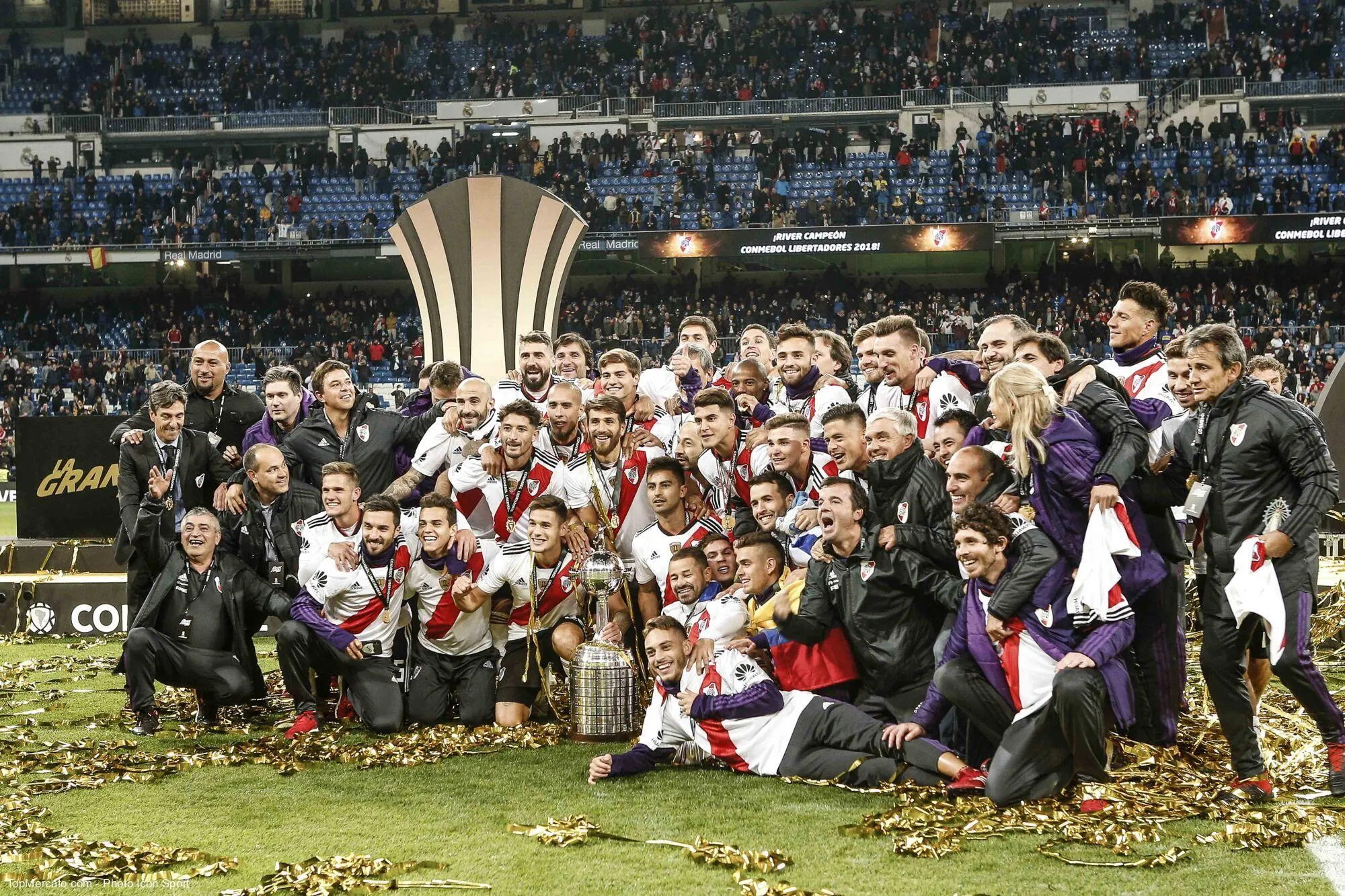 En 2019, dans quel stade européen le River Plate de Marcelo Gallardo a-t-il gagné la finale de la Copa Libertadores contre Boca Juniors ?