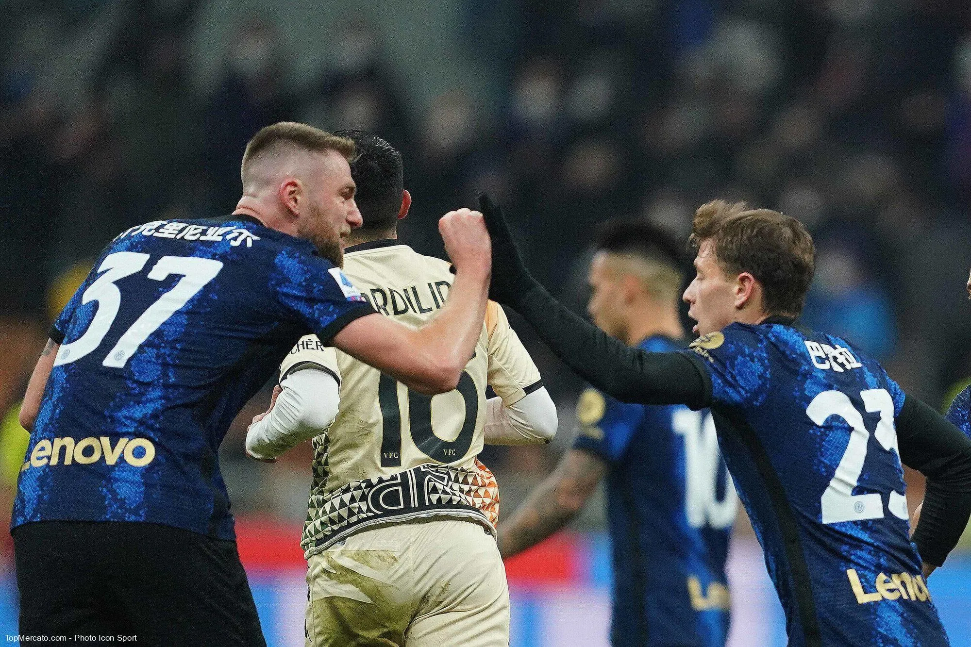 Nicolo Barella, match Inter Milan-Venezia