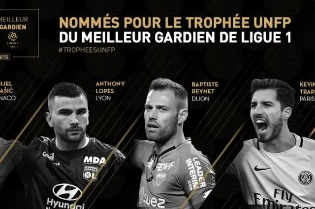 Trophées UNFP : les quatre gardiens nommés en Ligue 1