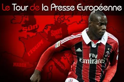 Arsenal rêverait de Balotelli, l’Inter veut le duo Evra-Vidic, City tiendrait Fernando… Le Tour d’Europe de la presse