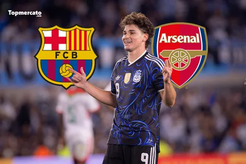 Mercato – Un choix crucial de Julian Alvarez fait trembler Arsenal face au Barça
