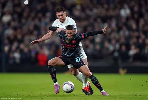 Phil Foden Pierre-Emile Hojbjerg Tottenham Manchester City