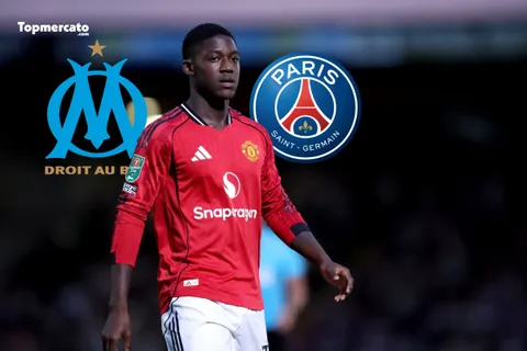 Mercato Manchester United : un adversaire de l’OM et du PSG veut se renforcer avec Mainoo